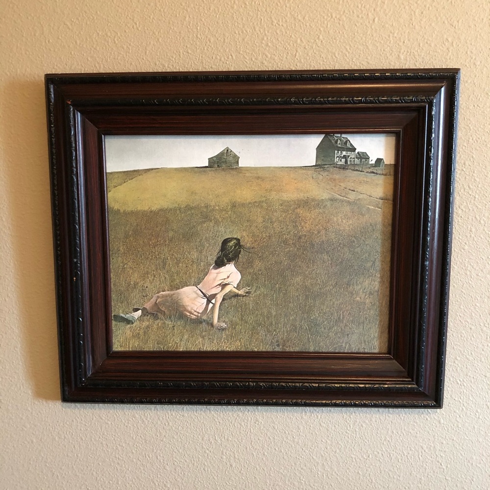 Christina’s World Framed Print by Andrew Wyeth